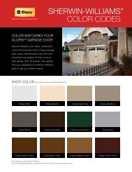 D.R Horton Homes - Exterior Color Codes
