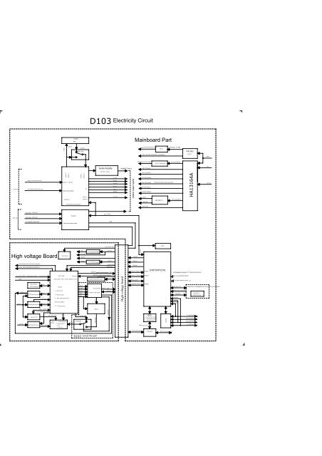 High voltage Board Electricity Circuit Mainboard Part