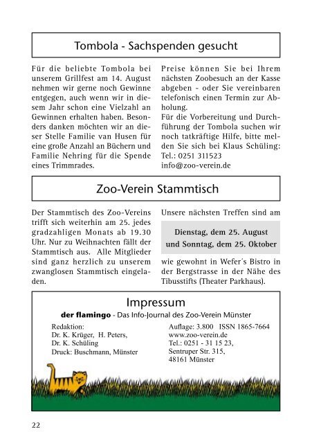 flam 2-2009.indd - Zoo-Verein MÃƒÂ¼nster