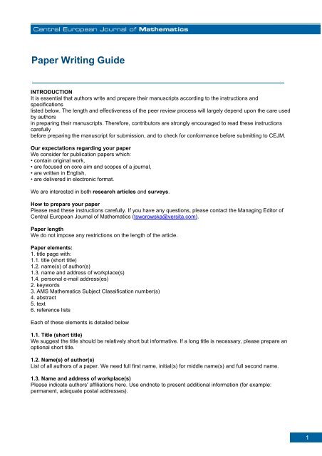 Format Numbers in Manuscripts According To These Guidelines