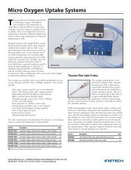 Micro Oxygen Uptake Systems - Instech Laboratories, Inc.