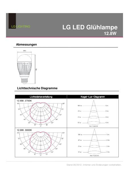 LG LED Retrofit E27 A60 12.8W 2.700K 810lm 220-240V