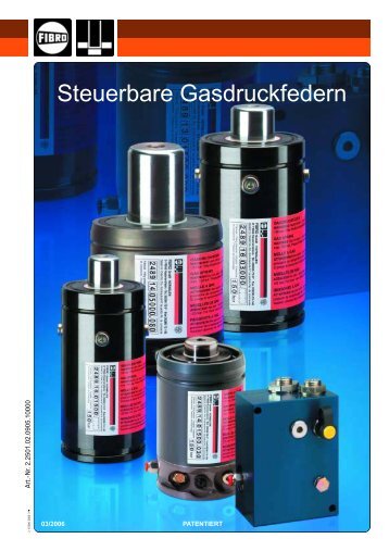 Katalog - steuerbare Gasdruckfedern - DE