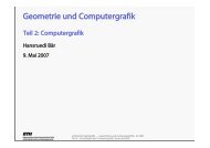 Geometrie und Computergrafik