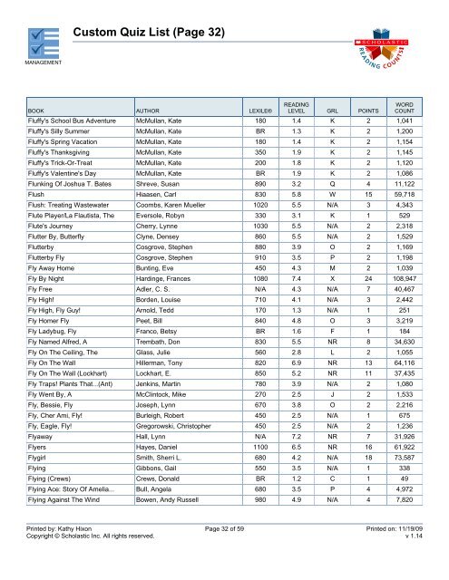 Custom Quiz List (Page 2) - Bartlesville Public Schools