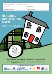 Application Form - Albyn Housing Society Ltd