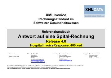 Antwort auf eine Spital-Rechnung - Forum Datenaustausch Home