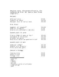 Margine rosso, Ristorante-Pizzeria, Via Leonardo da Vinci 60 ...