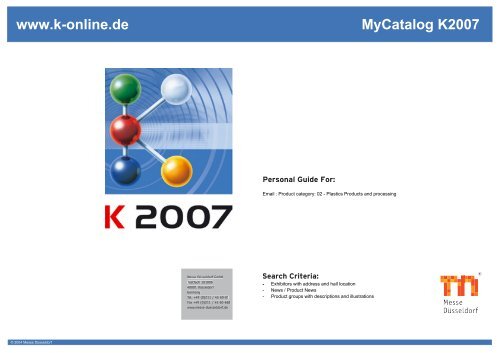 drupa mycatalog 2004