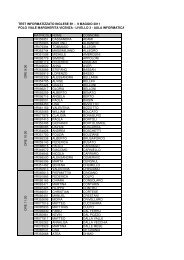 test informatizzato inglese b1 - 9 maggio 2011 polo viale margherita ...