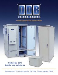 Gabinetes para interiores y exteriores - DDB Unlimited, Inc.