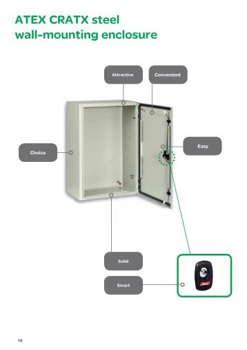 ATEX CRATX steel wall-mounting enclosure - Schneider Electric