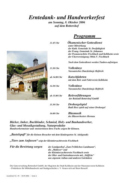 Amtsblatt - in Kelkheim