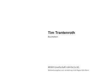 Tim Trantenroth - MIWO Gesellschaft mbH & Co. KG