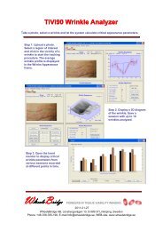 TiVi90 Wrinkle Analyzer WheelsBridge