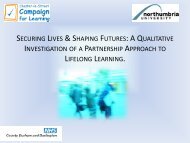 Securing Lives & Shaping Futures: A Qualitative ... - MHFE