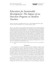 Education for Sustainable Development - University of Cyprus