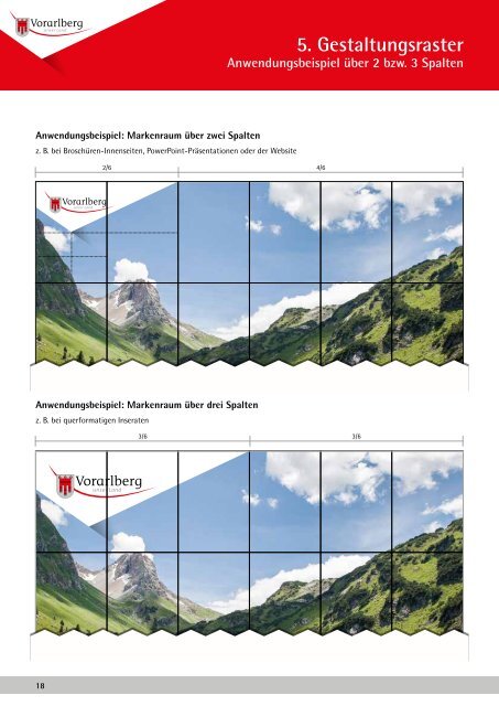 Gestaltungsrichtlinien fÃ¼r Medienauftritte des Landes Vorarlberg