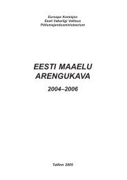 Eesti maaelu arengukava 2004-2006 I osa