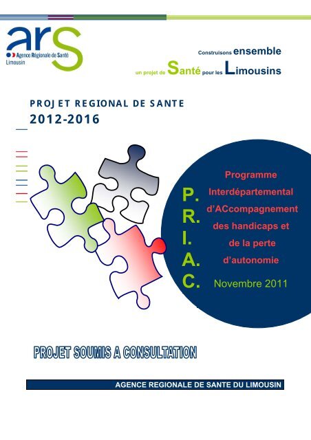 Programme InterdÃ©partemental P. R. I. A. C. - ARS Limousin