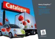 Avery Graphicsâ¢ Catalogue - Avery Dennison - Avery Graphics