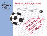 Annual Report 2006 - America SCORES