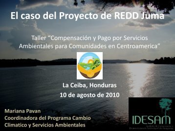 El caso del Proyecto de REDD Juma