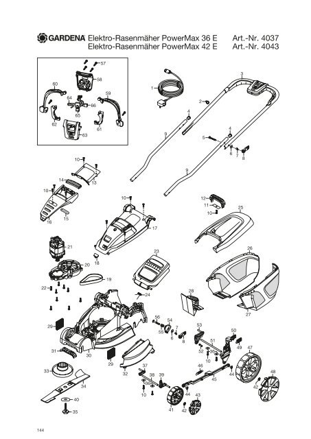 Ersatzteil-Preisliste Spare parts list Catalogue pièces détachées