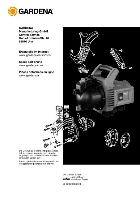 Ersatzteil-Preisliste Spare parts list Catalogue pièces détachées