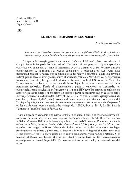 Descargar ArtÃ­culo (PDF) - Severino Croatto