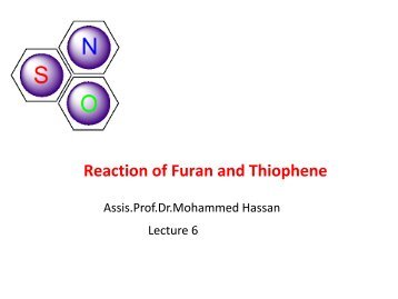 Reaction of Furan and Thiophene