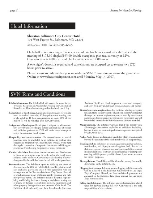07Prospectus_SVN .pdf - Society for Vascular Nursing