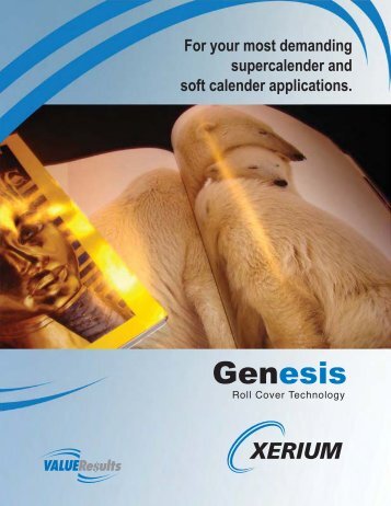 Genesis Flyer FINAL.indd - Xerium Technologies, Inc.