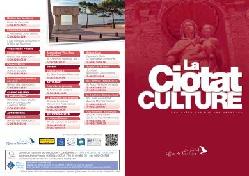 Fiche_Culture_2013_Mise en page 1 - Office du Tourisme de La ...