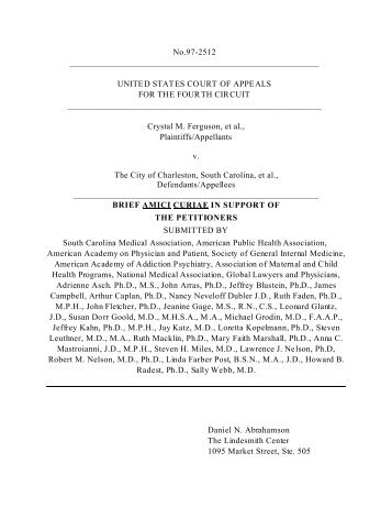 Crystal M. Ferguson, et al., Plaintiffs/Appellants v. The City of ...