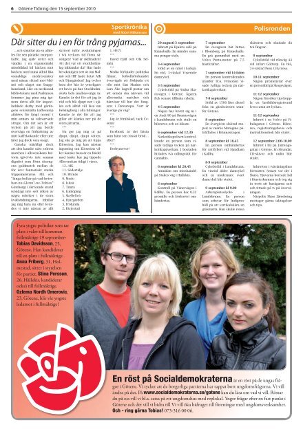 Vecka 37 - GÃ¶tene Tidning