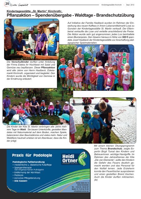 Nr. 17 (Sept. 2012 - 40 Seiten) - Gemeinde Kirchroth