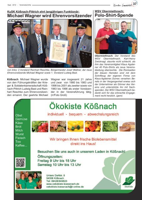 Nr. 17 (Sept. 2012 - 40 Seiten) - Gemeinde Kirchroth