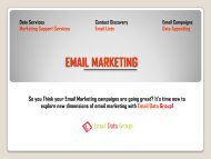 Accelerate Sales performance Through Email Marketing