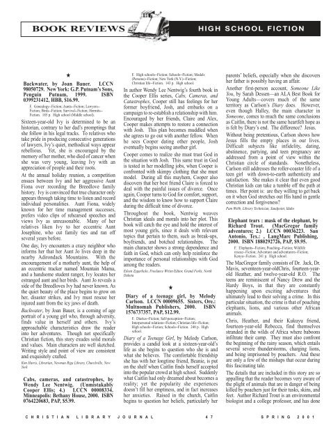 PDF - Christian Library Journal