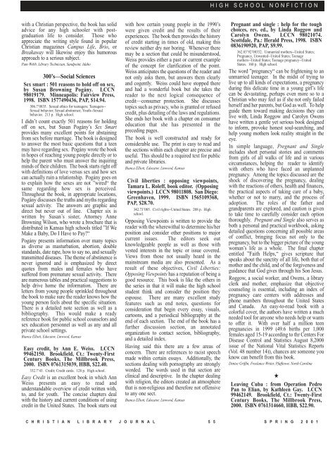 PDF - Christian Library Journal