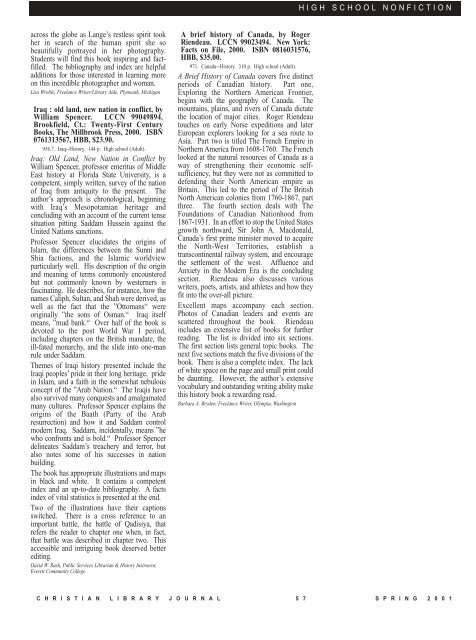 PDF - Christian Library Journal