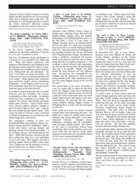 PDF - Christian Library Journal