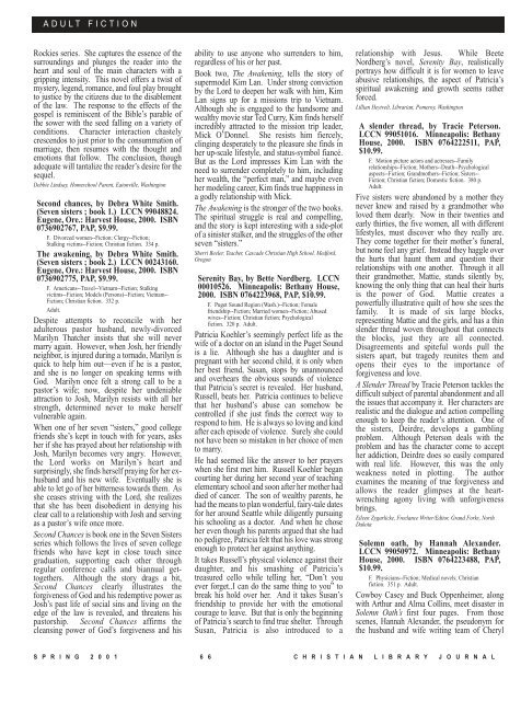 PDF - Christian Library Journal
