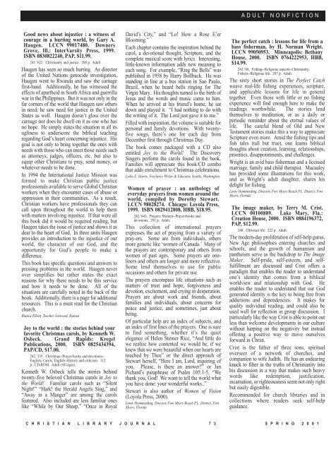 PDF - Christian Library Journal