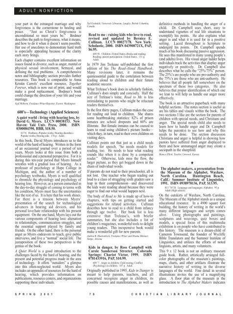 PDF - Christian Library Journal