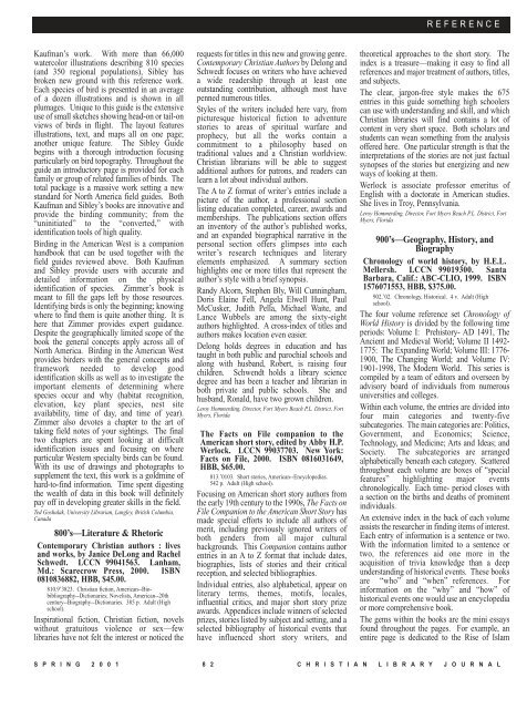 PDF - Christian Library Journal
