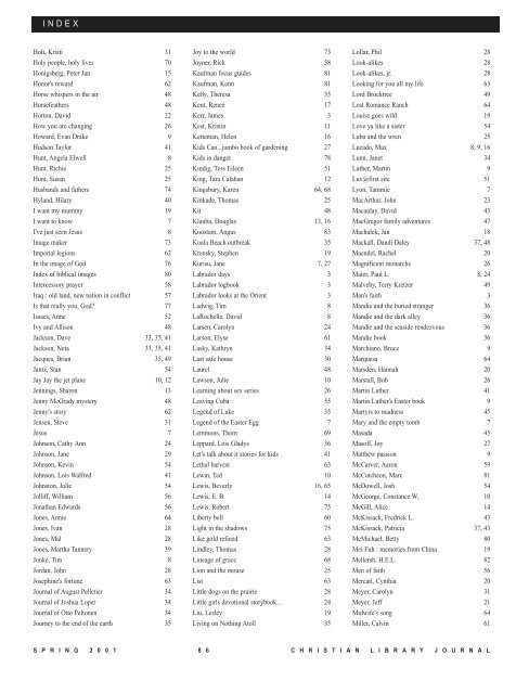 PDF - Christian Library Journal