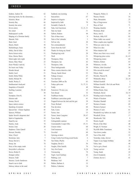 PDF - Christian Library Journal