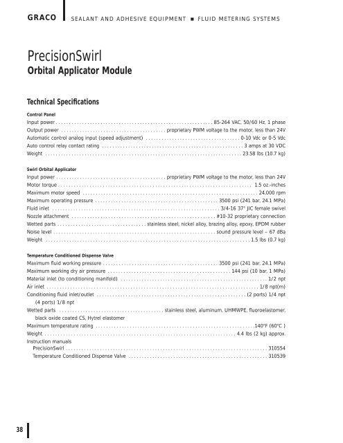 Fluid Metering Systems - CH Reed Inc.